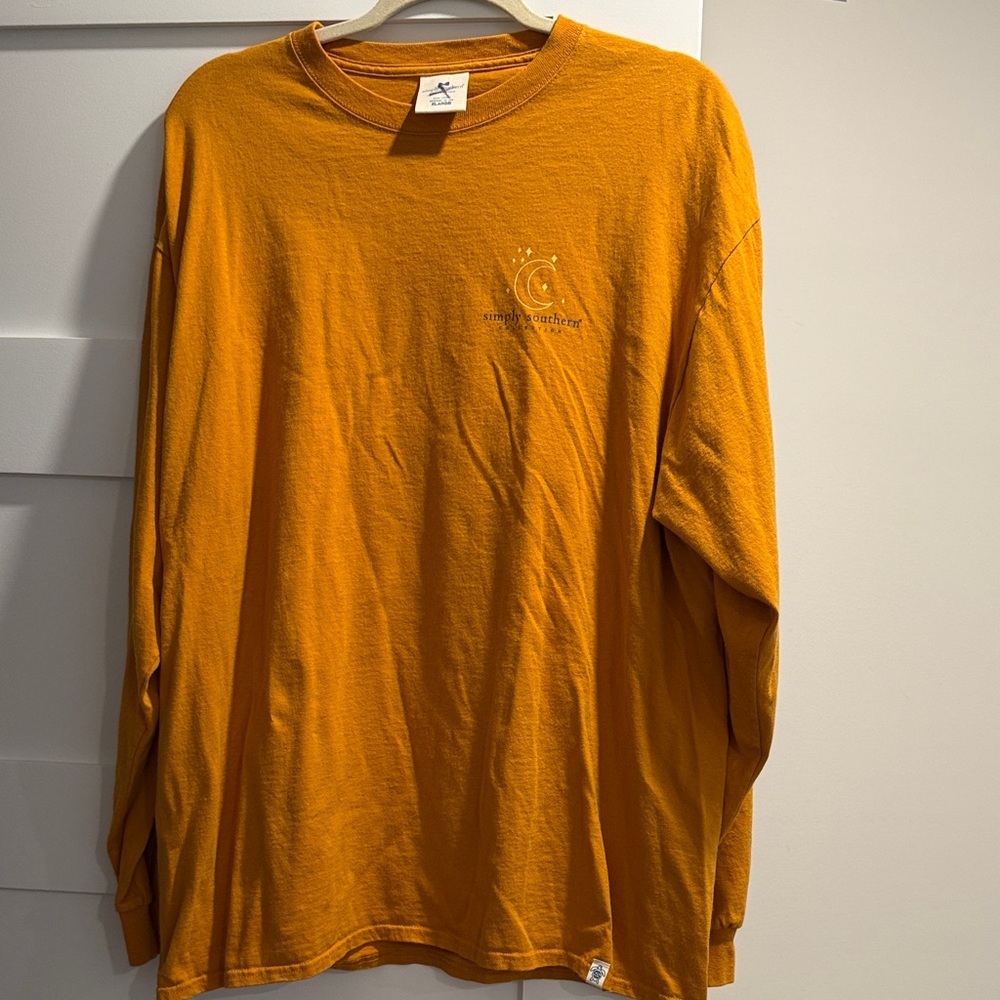 Simply Southern Long Sleeve Tee in Mustard